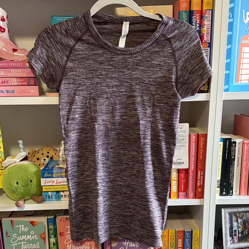 lululemon athletica Run: Swiftly Tech Heathered Short Sleeve Top - Purple